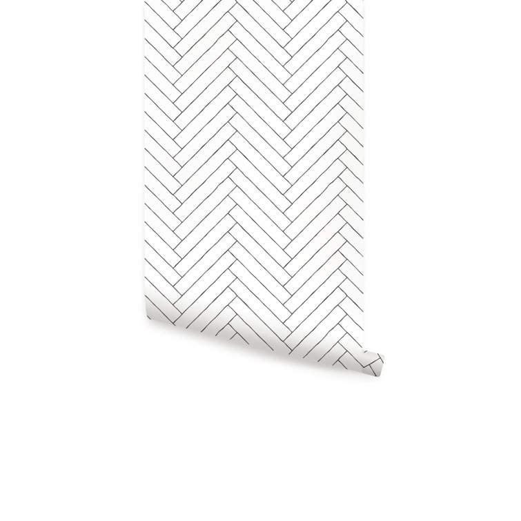 Corrigan Studio® Jahfari 18' L x 24" W Smooth Peel and Stick Wallpaper